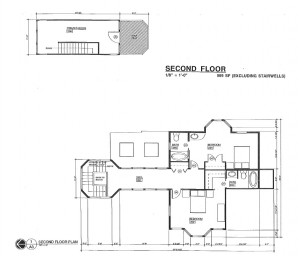 14 Palm Court Bald Head Island - Floor Plan: Second Floor