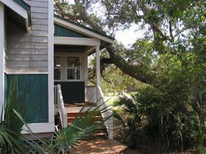 14 Sabal Palm Trail Bald Head Island - Front Porch of Home