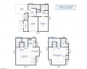 1 Sumner's Crescent Bald Head Island - Floor Plans: Total