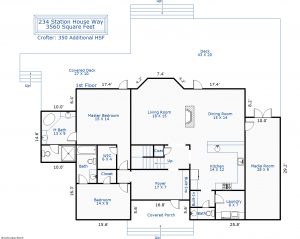 234 Station House Way Bald Head Island - Floor Plans: First Floor