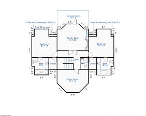 234 Station House Way Bald Head Island - Floor Plans: Second Floor