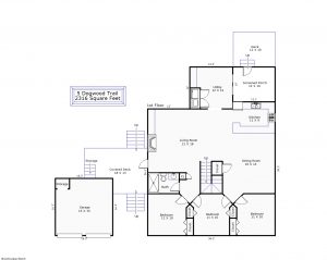 5 Dogwood Place Bald Head Island - Floor Plan: First Floor